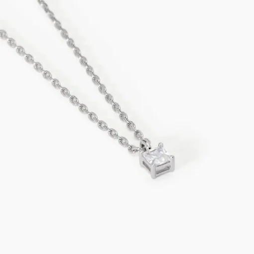 MABINA - Collana in argento con punto luce PUNTO DI VISTA
