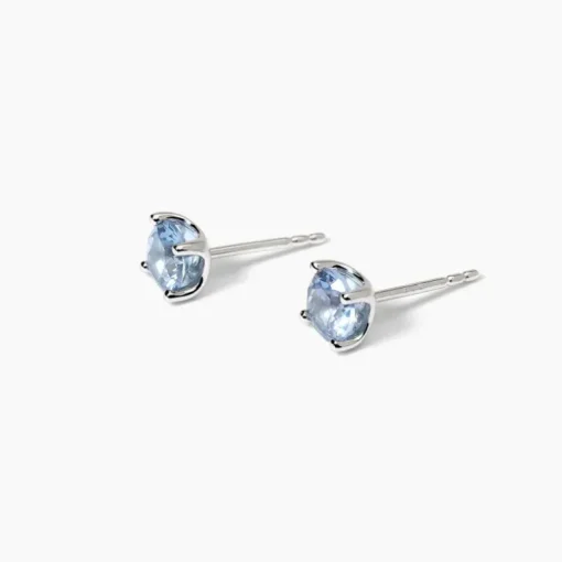 Mabina - Orecchini in argento con acquamarina sintetica SHINY