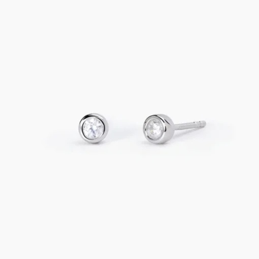 Mabina - Orecchini punto luce in argento SHINY