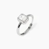 Mabina - Anello con zircone taglio ottagonale COOL OR RÉTRO?