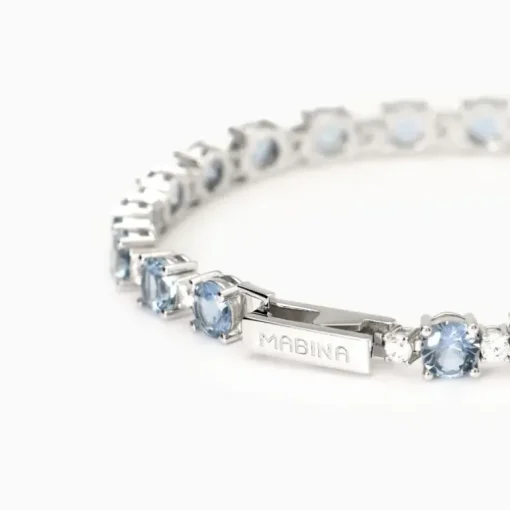 Mabina - Bracciale con acquamarina sintetica CHAPEAU