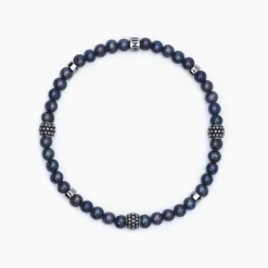 MABINA - Bracciale con perle nere coltivate GIOVANE RIBELLE