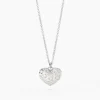 Mabina - Collana con cuore in zirconi GESTO D'AMORE