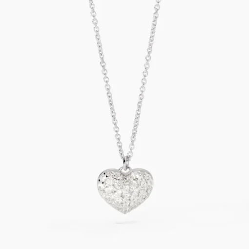 Mabina - Collana con cuore in zirconi GESTO D'AMORE