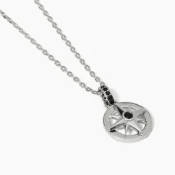 Mabina - Collana in argento con rosa dei venti JOURNEY