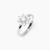 Mabina - Anello con fiore in zirconi EDEN