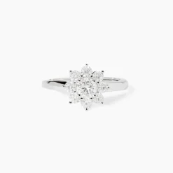 Mabina - Anello con fiore in zirconi EDEN