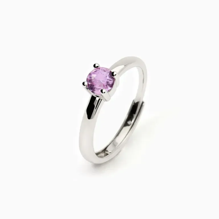 Mabina - Anello donna in argento con tormalina sintetica