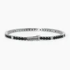 Mabina Bracciale tennis bianco e nero TENNIS CLUB