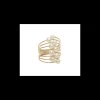 Magic Wire - MAGICO anello perle bianche