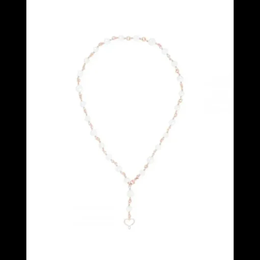 MAMAN ET SOPHIE - COLLANA ROSARIO CORTO PERLE BIANCHE