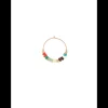 Maman et Sophie - ORECCHINO CERCHIO GRANDE AMERICA PIETRE CHIARE MULTICOLOR