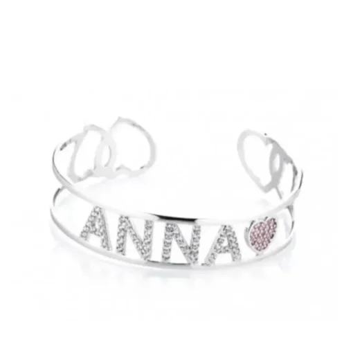 Marcello Pane - Bracciale Argento con Nome Personalizzabile