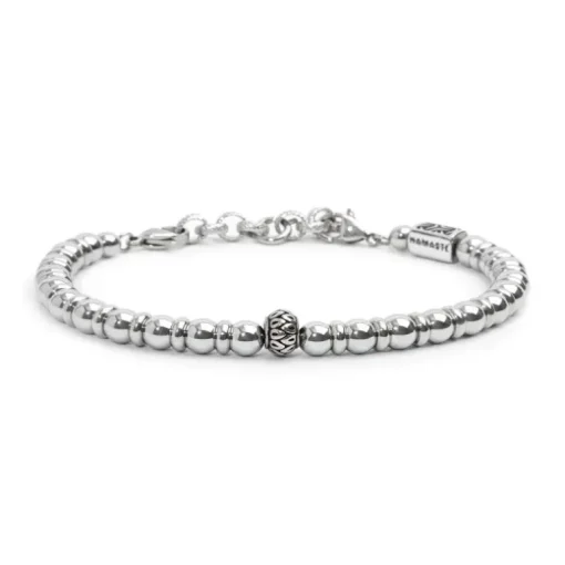 Marlù Bracciale sfere ematite 6mm