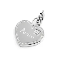 Marlù Charm cuore amica con zircone
