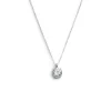 Marlù Collana catena cutting cross zircone centrale 7mm