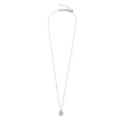Marlù Collana catena cutting cross zircone centrale 7mm