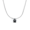 Marlù Collana con zircone nero quadrato