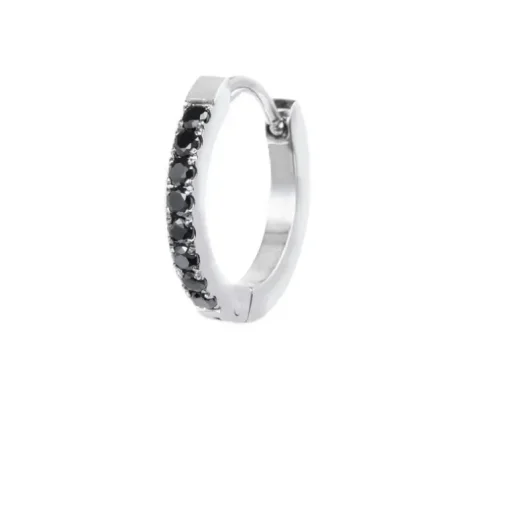 Marlù Orecchino a cerchio 1,7cm con zirconi