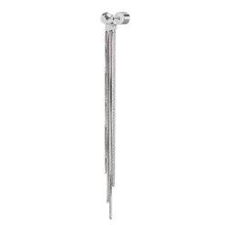 Marlù Orecchino pendente con catene snake quadrate