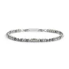 Marlù Bracciale ematite e cilindro centrale