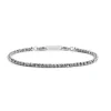 Marlù Bracciale ematite sfaccettata e liscia
