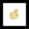 Marlù - CIONDOLO CUORE MAESTRA CON CRISTALLO PVD ORO