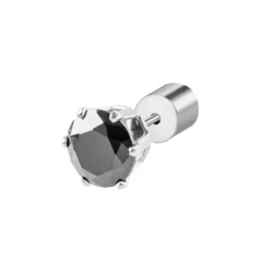 Marlù Orecchino a lobo con zircone 6mm