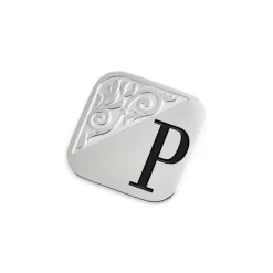 Marlù Piastrina quadrata con lettera changy