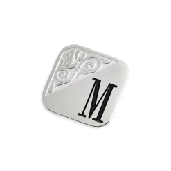 Marlù Piastrina quadrata con lettera changy