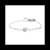 Marlù- Bracciale Cuore Con Cristalli Acciaio