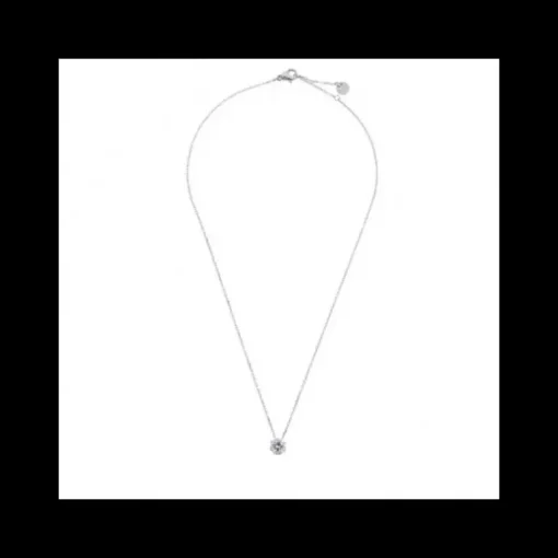 Marlù COLLANA ACCIAIO CON SOLITARIO 6 MM