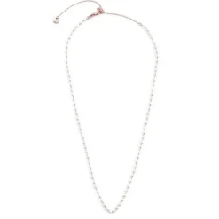 Marlù COLLANA CON PERLE 3.30MM CATENA 50CM PVD ROSE'