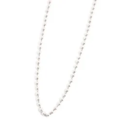 Marlù COLLANA CON PERLE 3.30MM CATENA 50CM PVD ROSE'