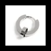 Marlù MONO ORECCHINO CERCHIO ACCIAIO 14MM SP 2,30MM CON ANELLO