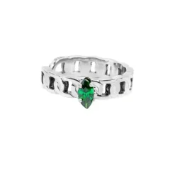 Marlù Orecchino ear cuff con zircone