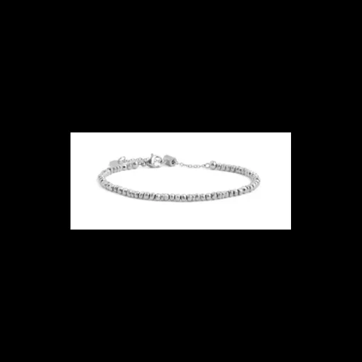 MARLÙ-BRACCIALE EMATITE CROMATA ACCIAIO
