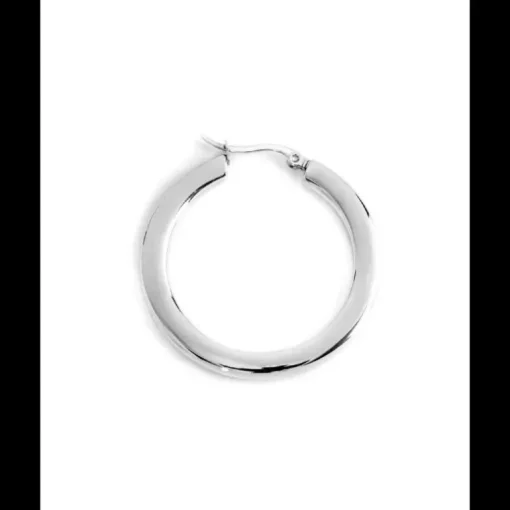 Marlu MONO ORECCHINO ACCIAIO CERCHIO DIAMETRO 4CM