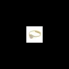MARLU'-ANELLO CUORE CON CRISTALLI BIANCHI PVD ORO