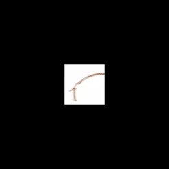 MARLU'-MONO ORECCHINO CERCHIO PVD ROSE' MARTELLATO DIAMETRO 6CM