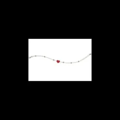 Nanàn Bracciale Dorato con Cuore Rosso