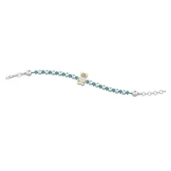 Nanàn Bracciale Tato con nodini e perline argento