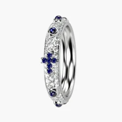 Nardelli - Anello Rosario oro Bianco