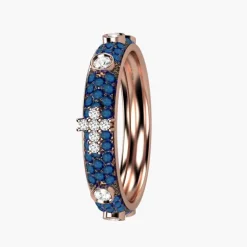 NARDELLI - Anello Rosario oro Rosa