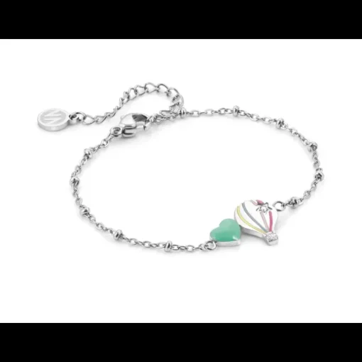 NOMINATION - BRACCIALE HAPPYWORLD MONGOLFIERA CON SMALTO