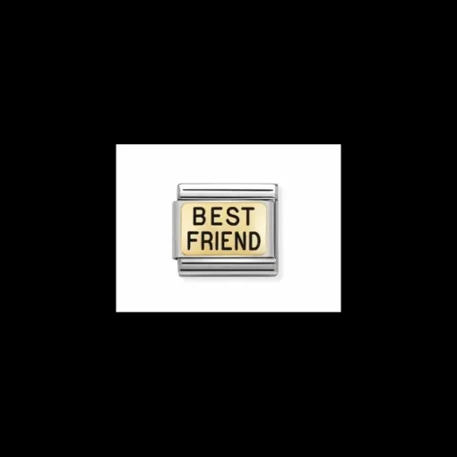 NOMINATION - LINK COMPOSABLE CLASSIC SCRITTA BEST FRIEND