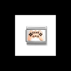 NOMINATION - LINK COMPOSABLE CLASSIC GAME CONTROLLER ORO ROSA