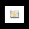 NOMINATION - LINK COMPOSABLE CLASSIC IN ORO ANGELO CUSTODE