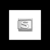 NOMINATION - LINK COMPOSABLE CLASSIC LETTERA S IN ARGENTO