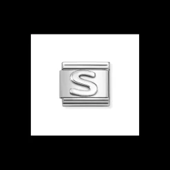 NOMINATION - LINK COMPOSABLE CLASSIC LETTERA S IN ARGENTO